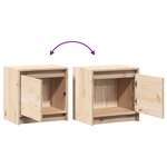 vidaXL Tables de chevet 2 Pièces 40x30 5x40 cm bois de pin massif