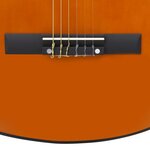 Vidaxl guitare classique de débutants et enfants 1/2 34" tilleul