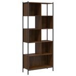 vidaXL Bibliothèque chêne marron 72x28x172 cm bois d'ingénierie