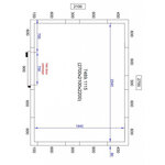 Chambre froide négative pro line avec groupe négatif - hauteur 2200 mm - combisteel -  - acier inoxydable2700 x 2100