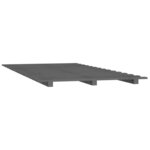 vidaXL Cadre de lit Gris 90x200 cm Bois de pin massif