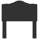 vidaXL Tête de lit Chêne noir 90 cm Bois d'ingénierie