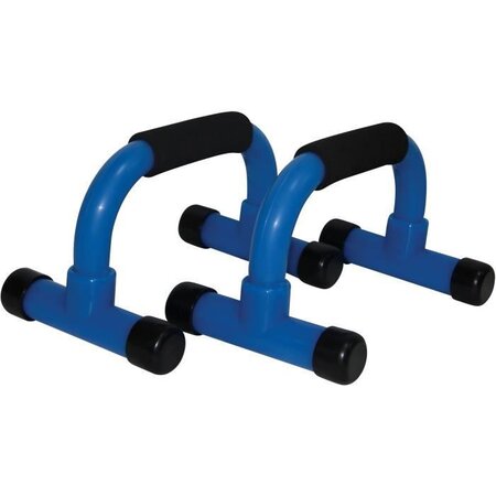 TUNTURI Barres de push-up PVC bleu