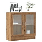 vidaXL Bibliothèque chêne artisanal 82 5x30 5x80 cm bois d'ingénierie