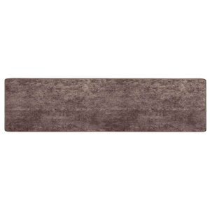 vidaXL Coureur de Tapis MARSA Gris 100 x 400 cm Polyester et PVC