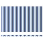 vidaXL Auvent Rétractable Bleu et Blanc 500 × 300 cm Tissu et Métal