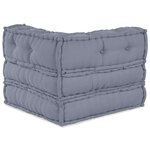 vidaXL Coussin Gris 70 x 70 x 54 cm Polyester