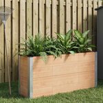 vidaXL Jardinière surélevée Marron 150 x 30 x 72 cm WPC et Aluminium