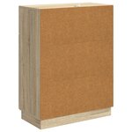 vidaXL Buffet Chêne Sonoma 66 x 34 5 x 87 cm Bois d'ingénierie