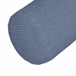 vidaXL Coussins d'accent 2 Pièces Bleu Ø 25 x 70 cm