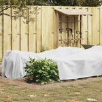 vidaXL Fleece de protection des plantes contre le gel Blanc 20 x 1 6 m