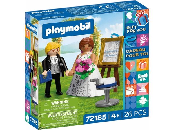 72185 couple de maries avec accessoires