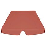 vidaXL Toit rechange balançoire terre cuite 150/130x105/70 cm