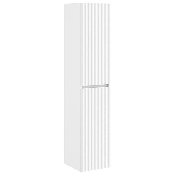 vidaXL Cabinet de Salle de Bain Mural Blanc 33 x 34 5 x 160 cm