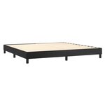 vidaXL Sommier à lattes de lit avec matelas et LED Noir 200x200 cm
