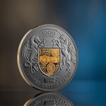 Pièce de monnaie en Argent 1000 Satoshi g 31.1 (1 oz) Millésime 2024 United Crypto States UKRAINE LAND OF FREEDOM