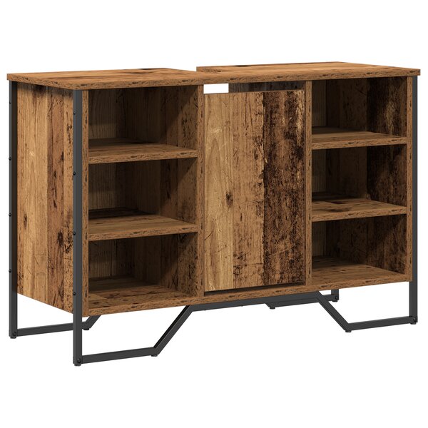 vidaXL Meuble lavabo Bois ancien 91x35x60 cm en bois d'ingénierie
