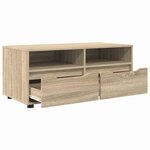 vidaXL Meuble TV Chêne Sonoma 100 x 48 x 43 cm Bois d'ingénierie