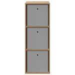 vidaXL Buffet Chêne artisanal 35 x 32 x 99 5 cm
