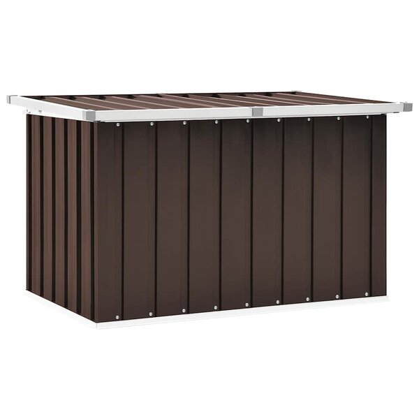 vidaXL Coffre de rangement de jardin Marron 109x67x65 cm
