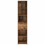 vidaXL Haut Armoire Bois Ancien 40 x 42 5 x 185 cm Bois d'ingénierie