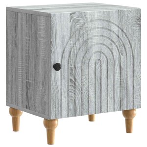 vidaXL Cabinet de chevet Sonoma gris 43 x 34 5 x 50 cm
