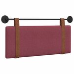 vidaXL Tête de lit suspendue Bordeaux PU antique