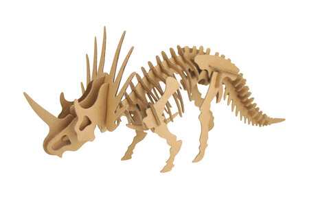 Maquette Dinosaure Tricératops en carton 35 x 15 x 11 cm