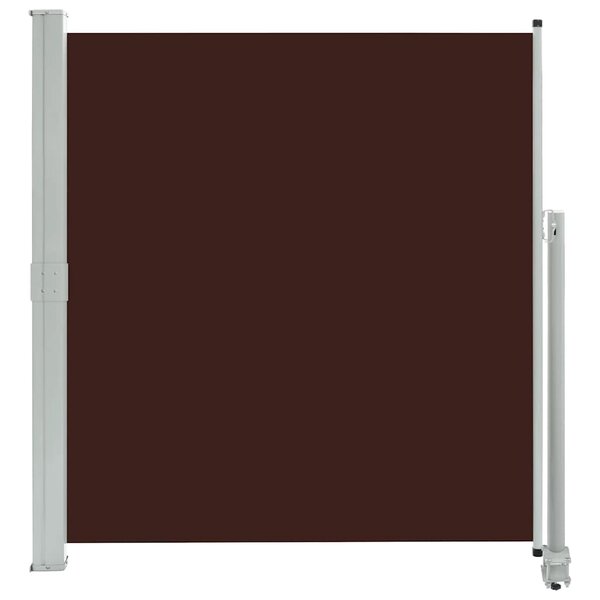vidaXL Auvent latéral rétractable de patio 160x300 cm Marron