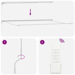 vidaXL Auvent Rétractable 600 × 300 cm Blanc