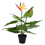 vidaXL Plante Strelitzia artificielle Vert 65 x 13 x 55 cm