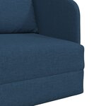 vidaXL Canapé-lit 2-en-1 Bleu 65x80x83 cm Tissu