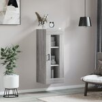 vidaXL Armoire murale sonoma gris 34 5x34x90 cm