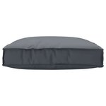 vidaXL Coussin pour assise de palette Anthracite 80 x 80 x 12 cm