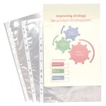 Sachet 10 poch.perf. PP lisse 6/100° A4 EXACOMPTA