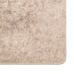 vidaXL Coureur de Tapis MARSA Beige 80 x 400 cm Polyester et PVC