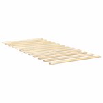 vidaXL Lattes de lit 90x200 cm bois de pin massif