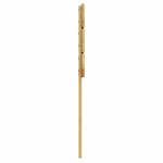vidaXL Tête de lit 75 cm bois massif de chêne