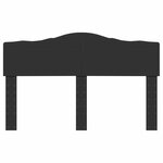 vidaXL Tête de lit Chêne noir 150 cm Bois d'ingénierie