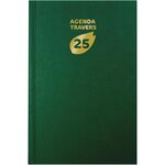 Agenda de bureau carré travers horaire 1 jour 210x135 mm Coloris Aléatoire EXACOMPTA