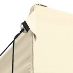 vidaXL Tente de fête 291 x 431 x 315 cm Crème Tissu Oxford
