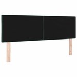 vidaXL Tête de lit Montage mural Géométrique Vert foncé 160 cm Velours