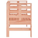 vidaXL Banc de jardin 111 5x53x71 cm bois massif de douglas