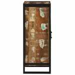 vidaXL Cabinet de salle de bain Marron Bois massif de récupération