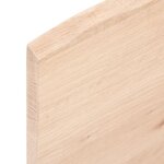 vidaXL Étagère murale 80x40x2 cm bois de chêne massif non traité