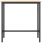 vidaXL table Chêne Sonoma 100 x 40 x 100 5 cm