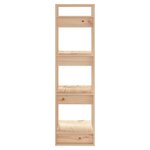 vidaXL Bibliothèque/Séparateur de pièce 41x35x125 cm pin massif