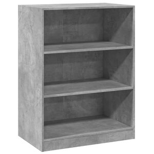 vidaXL Garde-robe gris béton 77x48x102 cm bois d'ingénierie