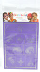 Pochoir de maquillage pour enfant 4 pièces set 2