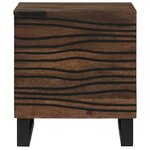 vidaXL Cabinet de chevet 2 Pièces Noyer 40 x 33 x 46 cm